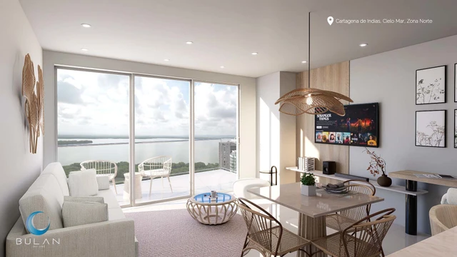 Render 2 del Apartamento Tipo 03 - Bulan Sky Line Cartagena